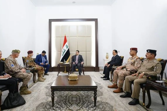 قائد جديد لبعثة الناتو في العراق.. والسوداني يؤكد الحاجة لاستمرار تطوير القوات الأمنية