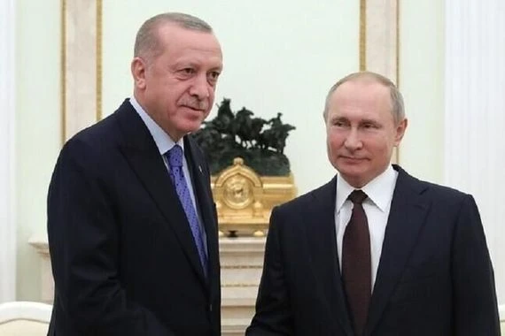 مباحثات مرتقبة جديدة بين بوتين وأردوغان حول الأزمة الأوكرانية