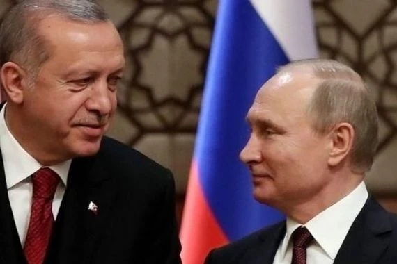 أردوغان يصف اجتماعه مع بوتين بـالمثمر