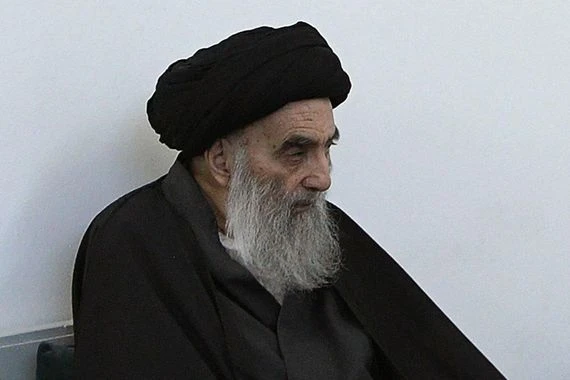 المرجع السيستاني يقيم مجلس عزاء بمكتبه في النجف الأشرف