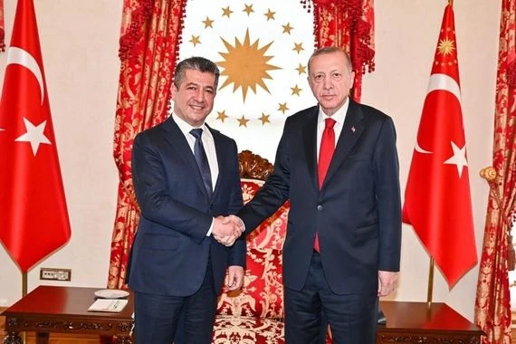 بارزاني يبارك لإردوغان إعادة انتخابه رئيسا لتركيا: أتطلع لاستمرار تعاوننا