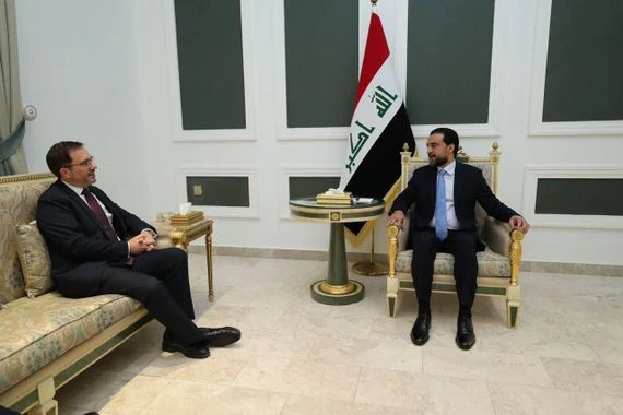 الأوضاع السياسية في العراق على طاولة مباحثات الحلبوسي والسفيرَ البريطاني