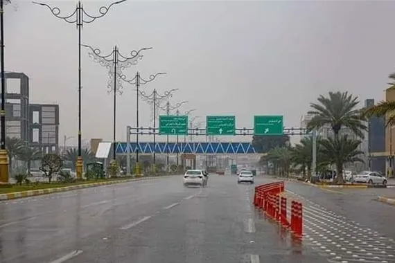 صور توثق أجواء كربلاء بعد هطول الأمطار