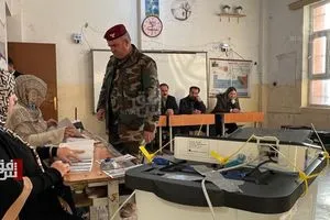 في أربيل.. الأمن العراقي يشارك باقتراع خاص (صور)